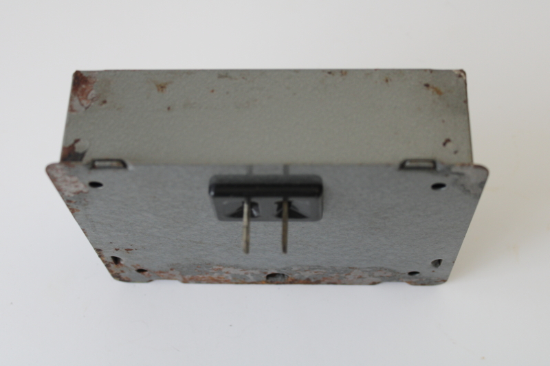 photo of 50s vintage Goodwill Mfg power panel working toy tool workshop electrical outlet box  #5