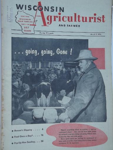 photo of 50s vintage Wisconsin Agriculturist farming magazines, lot of 22 issues #2