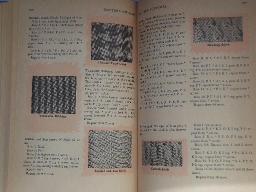 photo of 50s vintage Wise Knitting and Crochet needlework book, stitches and patterns #3