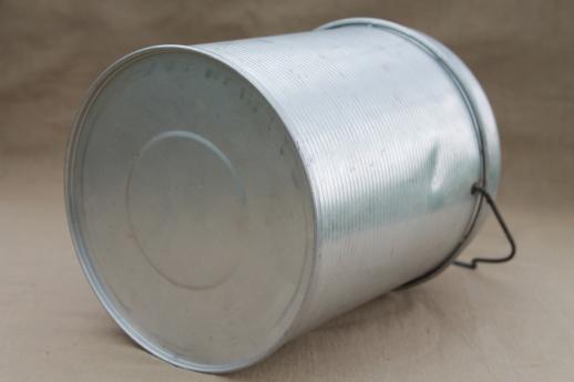 photo of 50s vintage aluminum thermos bottle picnic cooler jug for camping / fishing  #10