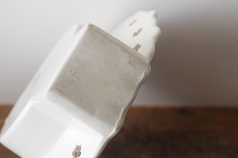 photo of 50s vintage wall pocket or vase, ceramic cherries china plate, cutesy girly cottagecore  #4