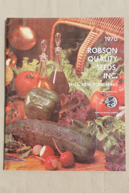 photo of 60s 70s vintage garden seed catalogs, old vegetable and flower seed varieties w/ photos #10