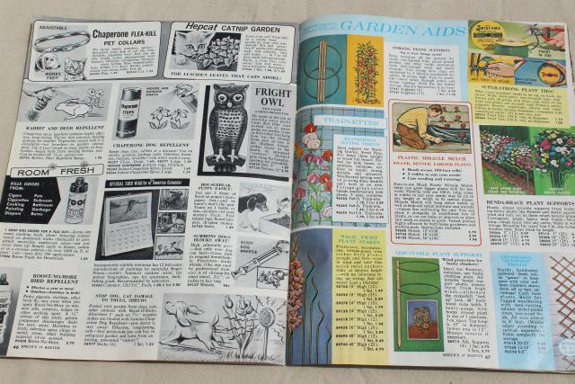 photo of 60s 70s vintage garden seed catalogs, old vegetable and flower seed varieties w/ photos #13