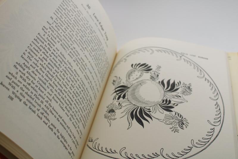 photo of 60s book of traditional antique designs for painted tole trays, Hitchcock chairs #6