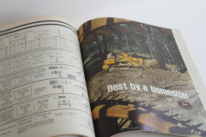 photo of 60s mod vintage Practical Builder home construction product data specs w/ ads, 1963 #9