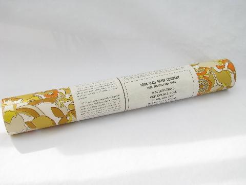 photo of 60s retro vintage mod flower print wallpaper, York wall paper #1