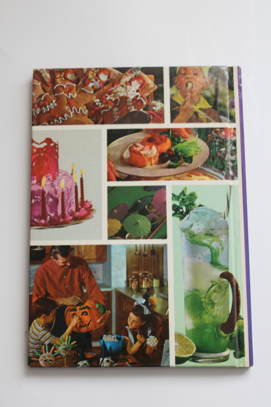 photo of 60s vintage Better Homes & Gardens party Book, fun retro holiday themes cookbook BH&G #7