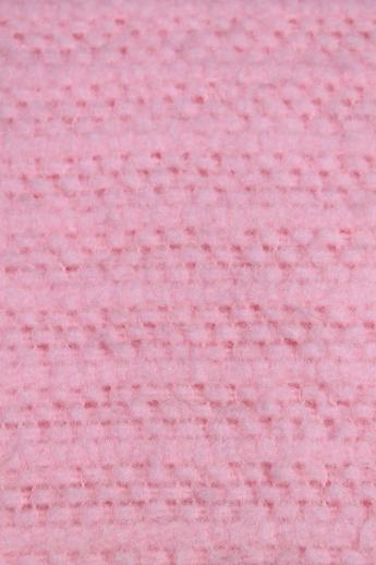 photo of 60s vintage bed blankets, soft acrylic & thermal weave blanket in retro candy pink! #6