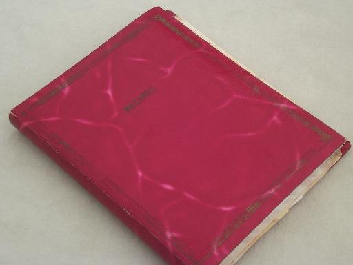 photo of 60s vintage metal Recipes box & lot of hand written & typed recipe cards #9