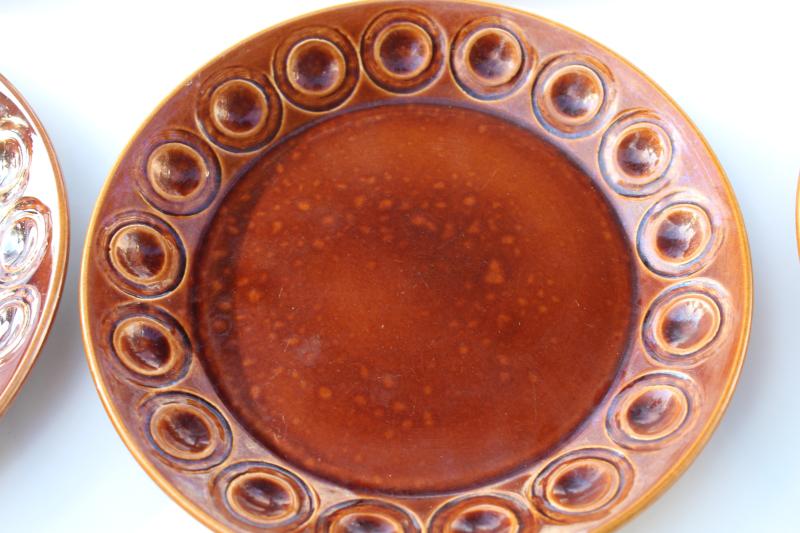 photo of 60s vintage mod dots Portmeirion pottery Susan Williams Ellis Jupiter pattern plates #2