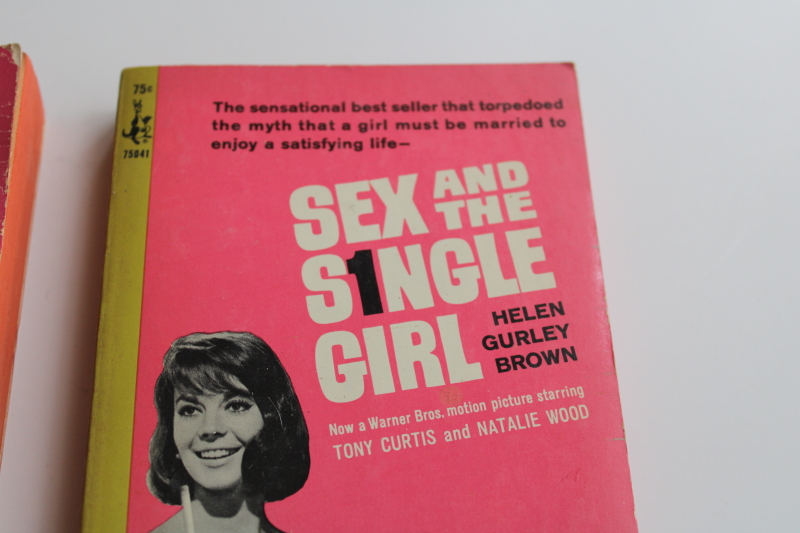 photo of 60s vintage paperbacks Couples John Updike, Sex & The Single Girl Helen Gurley Brown  #2