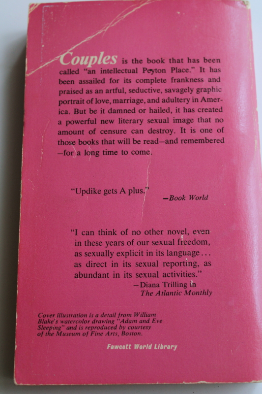 photo of 60s vintage paperbacks Couples John Updike, Sex & The Single Girl Helen Gurley Brown  #4