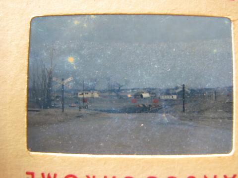 photo of 7 vintage 35mm photo slides, F2 tornado and storm damage from Palm Sunday April 11, 1965 tornado, Monroe, Wisconsin #2