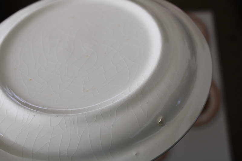 photo of 70s mod bullseye pattern salad plates set of 8, Inca rust brown earth tones vintage Jamestown china  #3