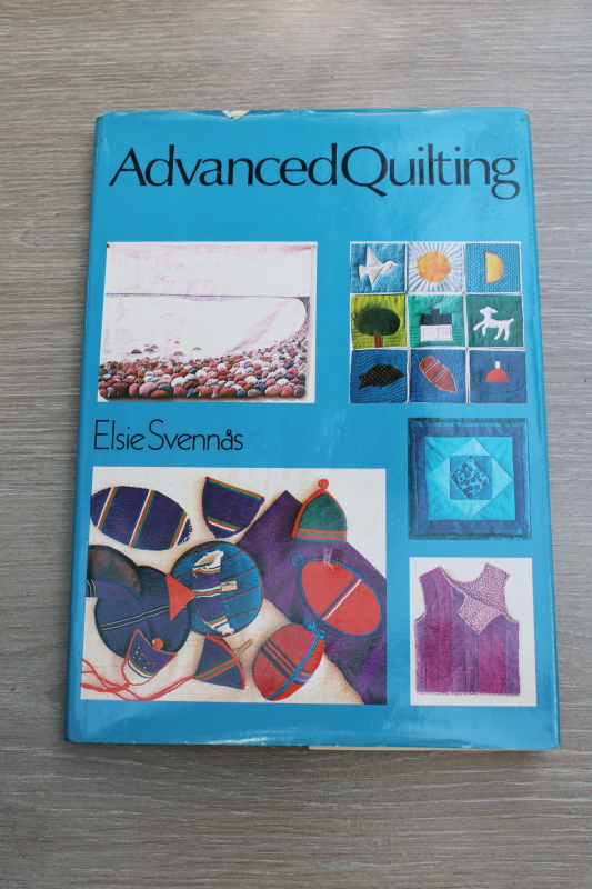 photo of 70s vintage Advanced Quilting art projects & skills Scandinavian mod design published Sweden #1