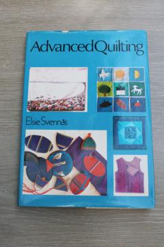 70s vintage Advanced Quilting art projects & skills Scandinavian mod design published Sweden