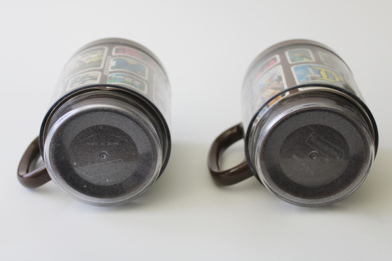 photo of 70s vintage Disneyland photos print Thermo-Serv insulated plastic mugs coffee cups #3