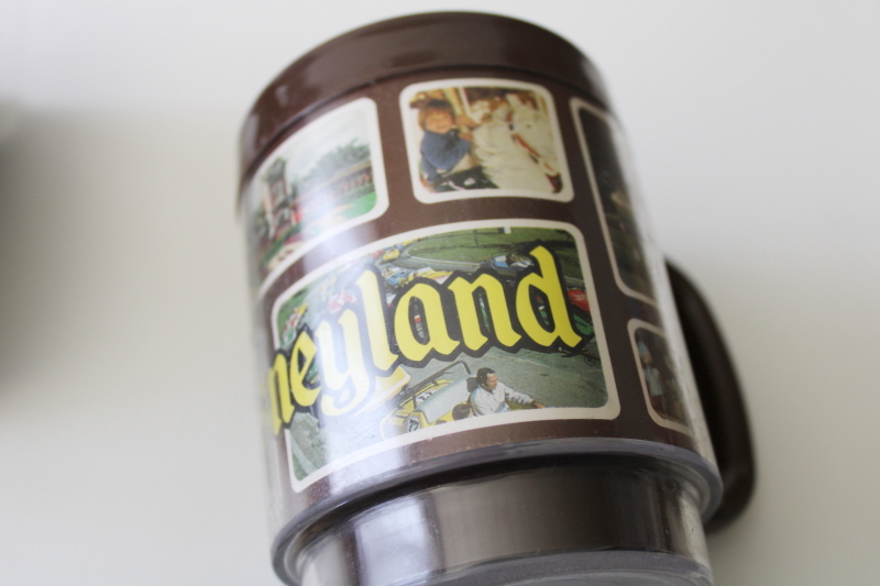 photo of 70s vintage Disneyland photos print Thermo-Serv insulated plastic mugs coffee cups #5