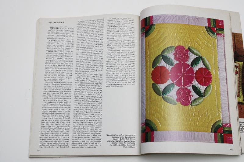 photo of 70s vintage McCall's Book of Quilts quilting patterns, traditional & mod designs #4