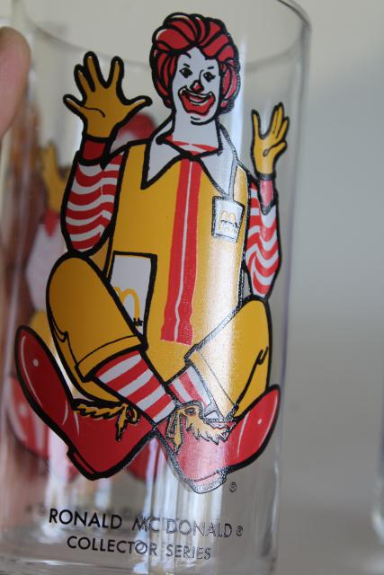 photo of 70s vintage McDonald's glasses, Ronald McDonald & friends characters #4