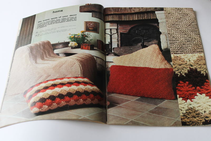 photo of 70s vintage Mon Tricot magazine, knitting & crochet French chic fashion & home accessories  #4