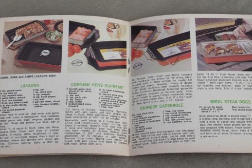 photo of 70s vintage Nordic Ware cookbook, traditional recipes for cakes, cookies, ebleskiver etc. #5