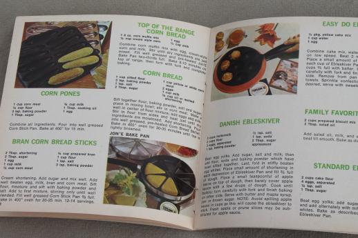 photo of 70s vintage Nordic Ware cookbook, traditional recipes for cakes, cookies, ebleskiver etc. #6