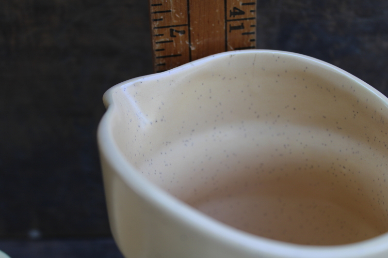 photo of 70s vintage Treasure Craft California butterfly ceramic pitcher & tumblers, butterflies print  #3