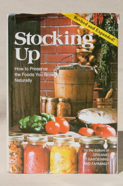 photo of 70s vintage cookbooks for self-sufficiency preppers, made from scratch recipes #4