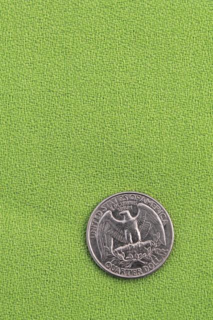 photo of 70s vintage polyester fabric, spring summer solid colors lot peach, blue, green #15