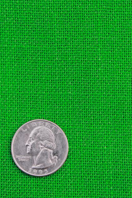 photo of 70s vintage polyester fabric, spring summer solid colors lot peach, blue, green #18