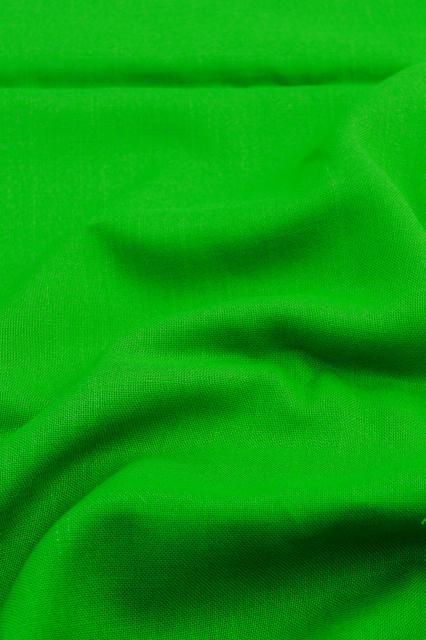 photo of 70s vintage polyester fabric, spring summer solid colors lot peach, blue, green #19
