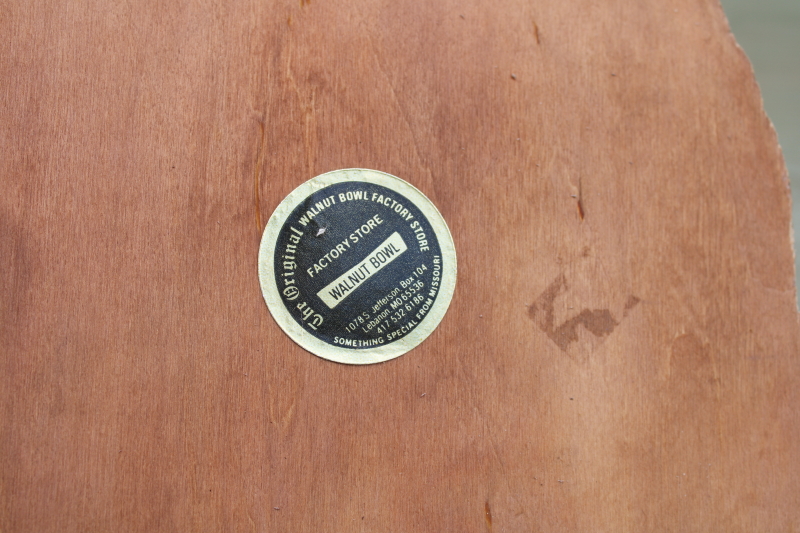 photo of 70s vintage wood owl wall art plaque, rustic natural wood pressed carved design boho nature decor  #6