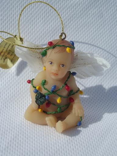 photo of 8 Ashton Drake baby angels Christmas babies ornaments, little dolls #10