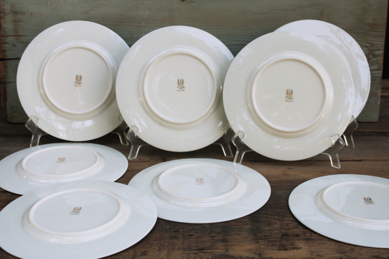 photo of 8 Kingsley Lenox china salad plates never used vintage set in perfect condition  #6