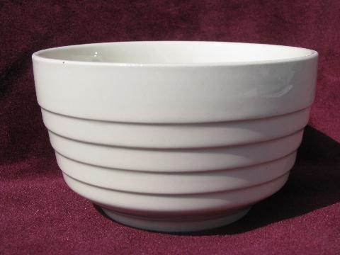 photo of 8 old deep bowls for soup, stew, chili, ice cream! vintage USA pottery #2