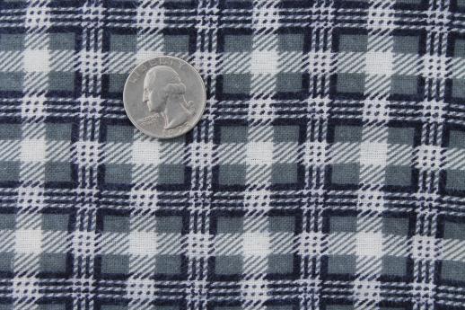 photo of 8 yards plaid cotton flannel shirting for pjs or flannel work shirts #1