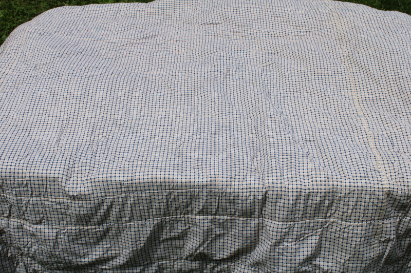 photo of 80s 90s vintage hand stitched cotton quilt courthouse steps patchwork colorful calico fabric #8