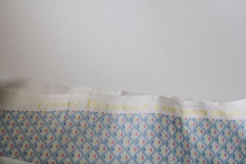 photo of 80s vintage Laura Ashley style Surrey decorator cotton fabric small print in pastels #3