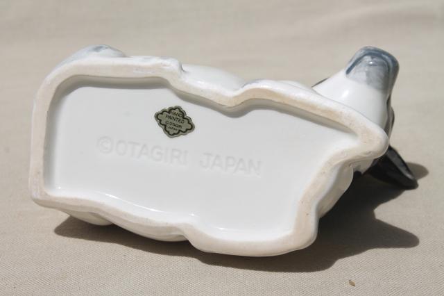 photo of 80s vintage Otagiri holstein cow liquid hand pump soap dispenser for country kitchen sink #7