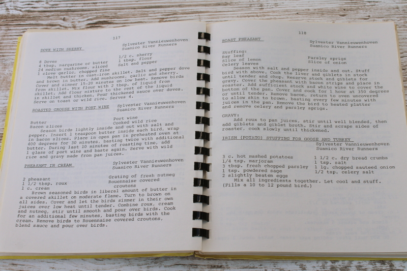 photo of 80s vintage community cookbook Association of Wisconsin Snowmobile Clubs  #3