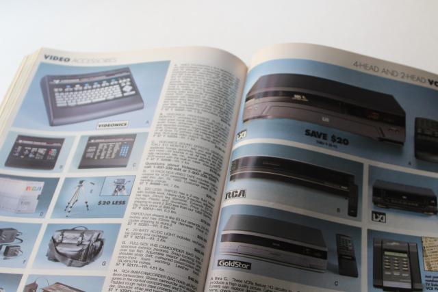 photo of 90s Sears catalog big book Fall Winter 1992 1993 vintage electronics, fashion, home goods #8