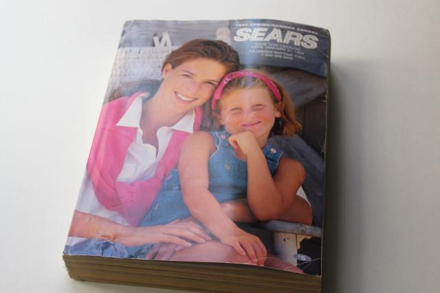 photo of 90s Sears catalog big book Spring Summer 1993 vintage electronics, fashion, home goods #1