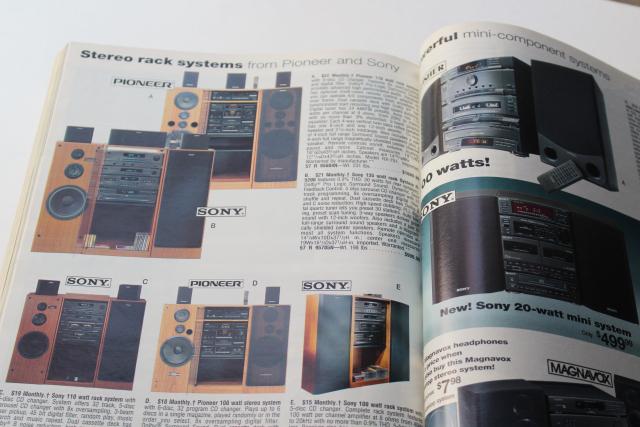 photo of 90s Sears catalog big book Spring Summer 1993 vintage electronics, fashion, home goods #3