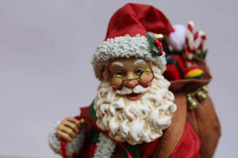 photo of 90s vintage Clothtique Possible Dreams Santa's Rocking Horse figurine in box  #6