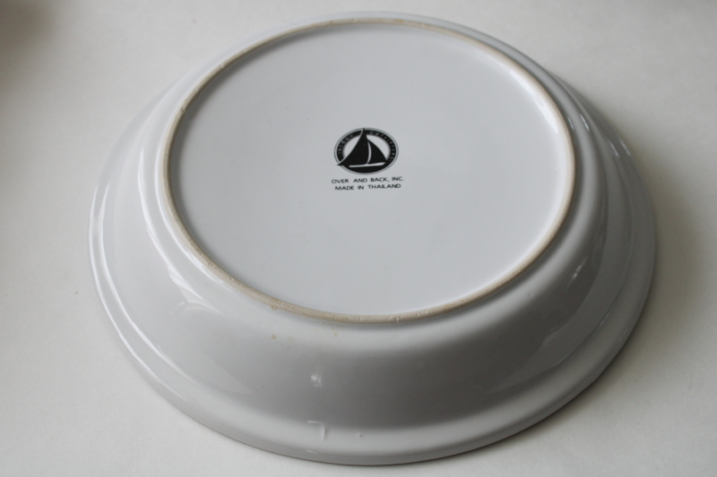 photo of 90s vintage Pumpkin Pie plate, ceramic pie pan w/ cute handwritten recipe print #3