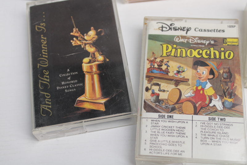 photo of 90s vintage cassette tapes lot Toy Story & Disney songs original movie soundtracks #4