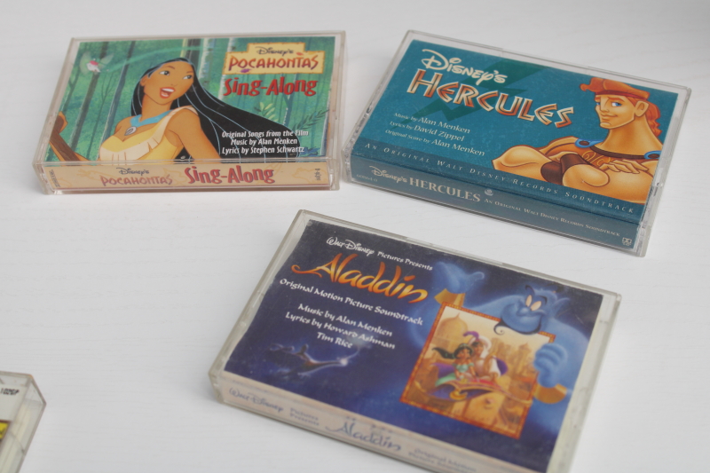 photo of 90s vintage cassette tapes lot Toy Story & Disney songs original movie soundtracks #5