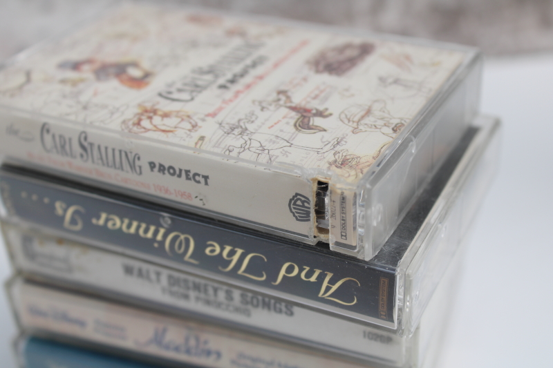 photo of 90s vintage cassette tapes lot Toy Story & Disney songs original movie soundtracks #6