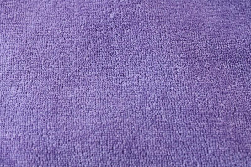 photo of 90s vintage cotton velour knit solid purple, retro sportswear fabric #2